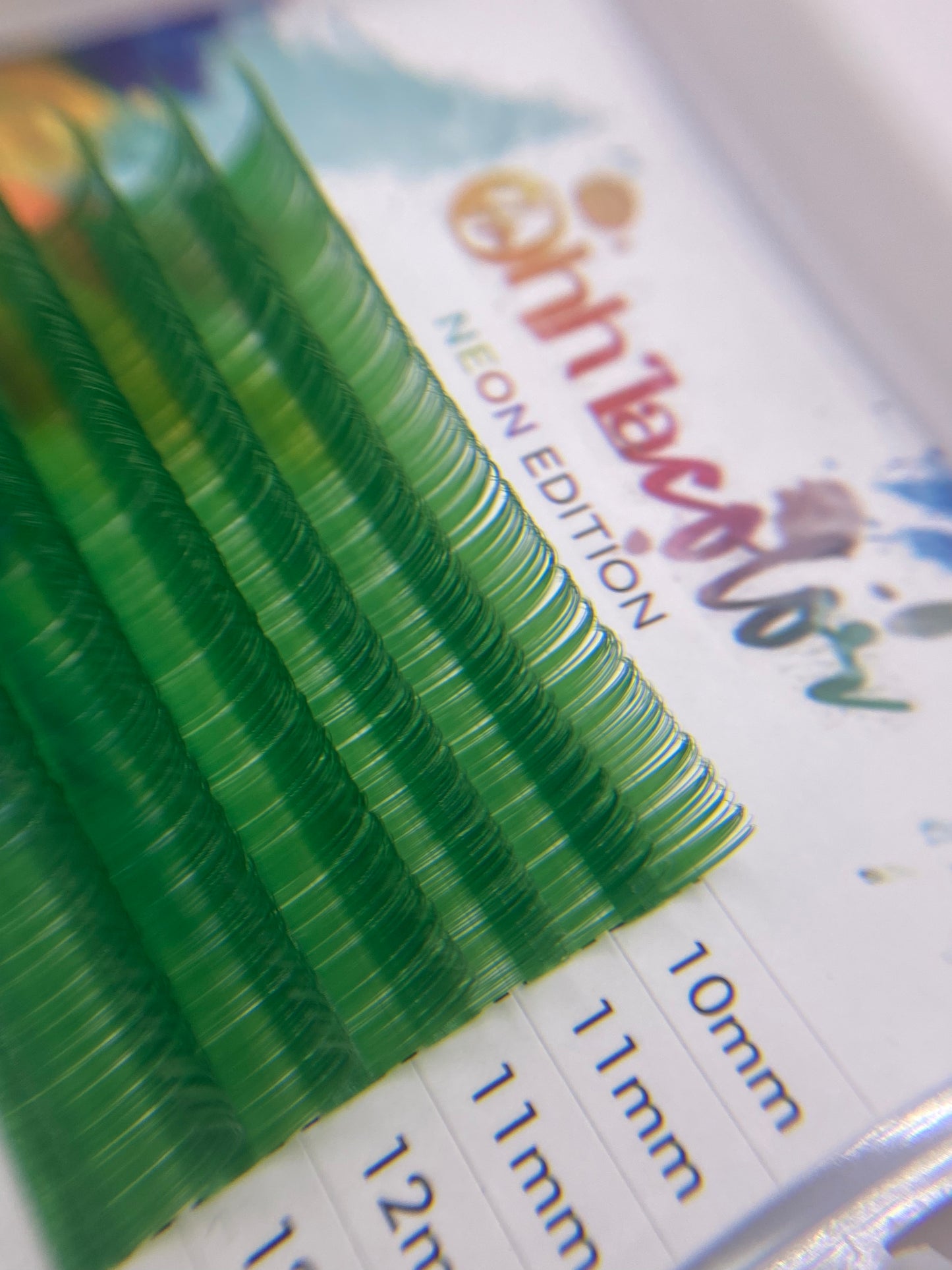 Neon color lashes