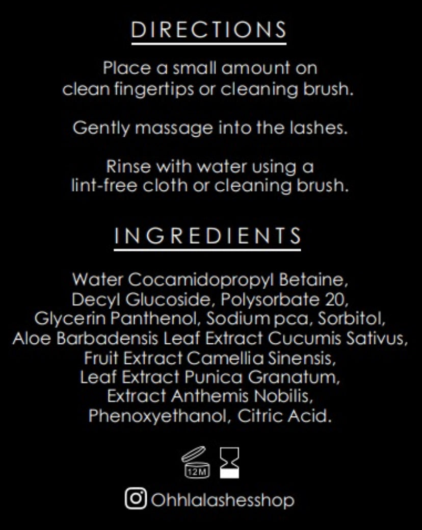 Lash Shampoo